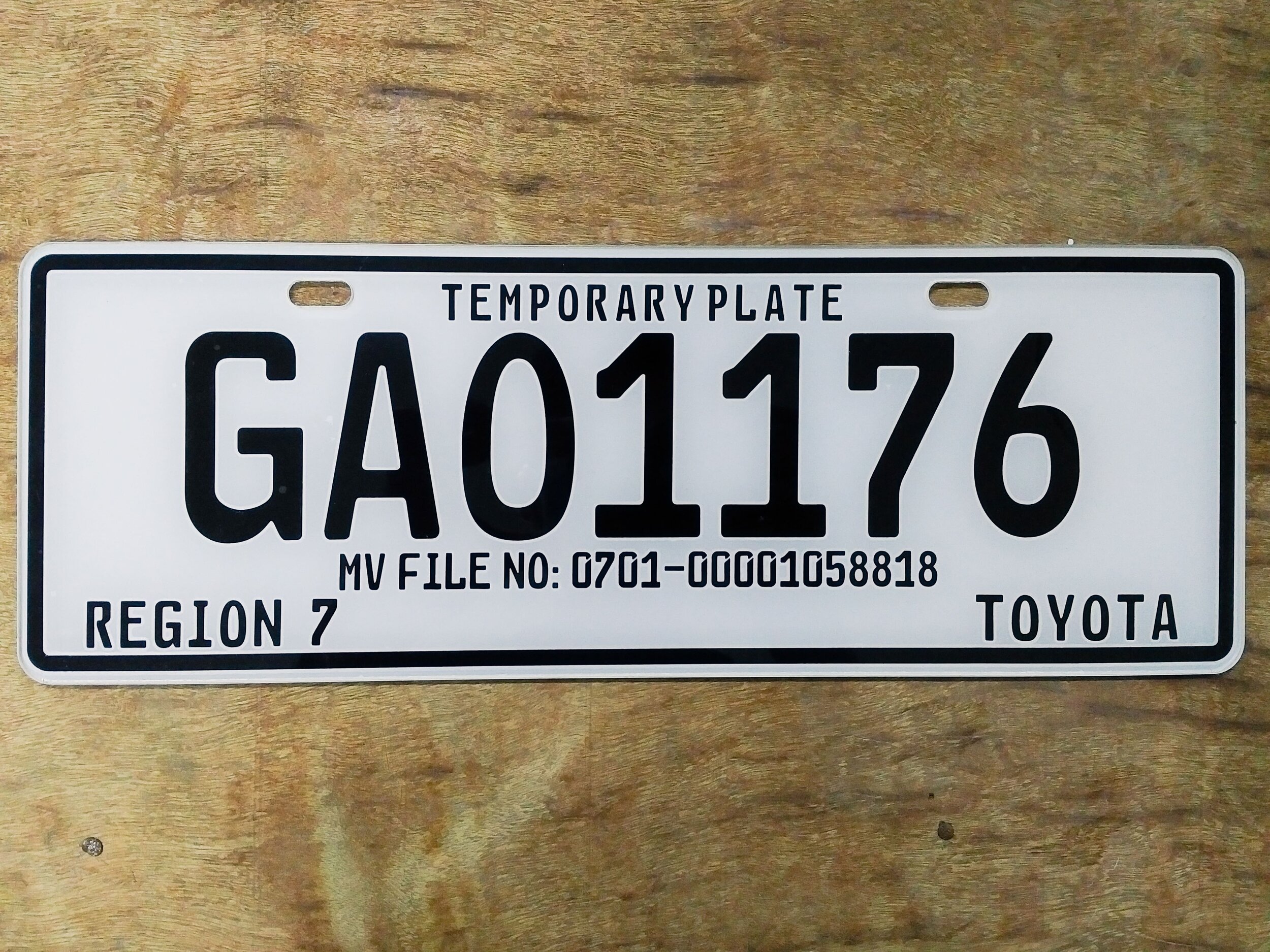 Buy temporary license plates online